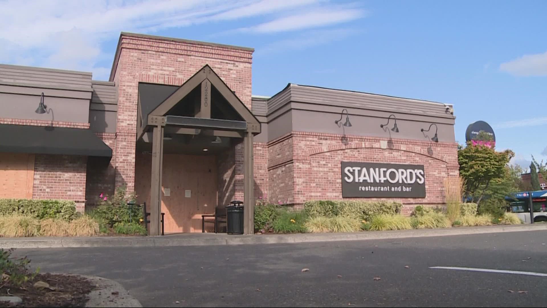 The temporary Stanford's closure comes about two months after the nearby Cracker Barrel shut its doors, reportedly due to similar safety and security concerns.