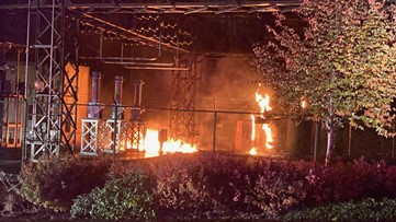 SE Portland substation fire left thousands without power Friday night
