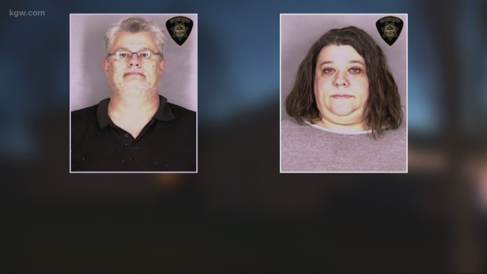 An Oregon state employee and a Salem city employee were arrested in connection to the neglect of 35 cats, three of which died.