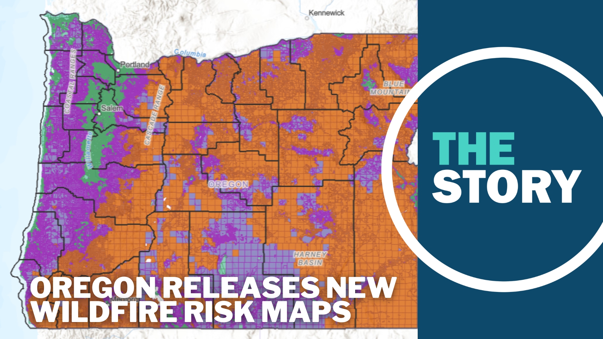 New Oregon wildfire risk maps show which properties are in danger | kgw.com