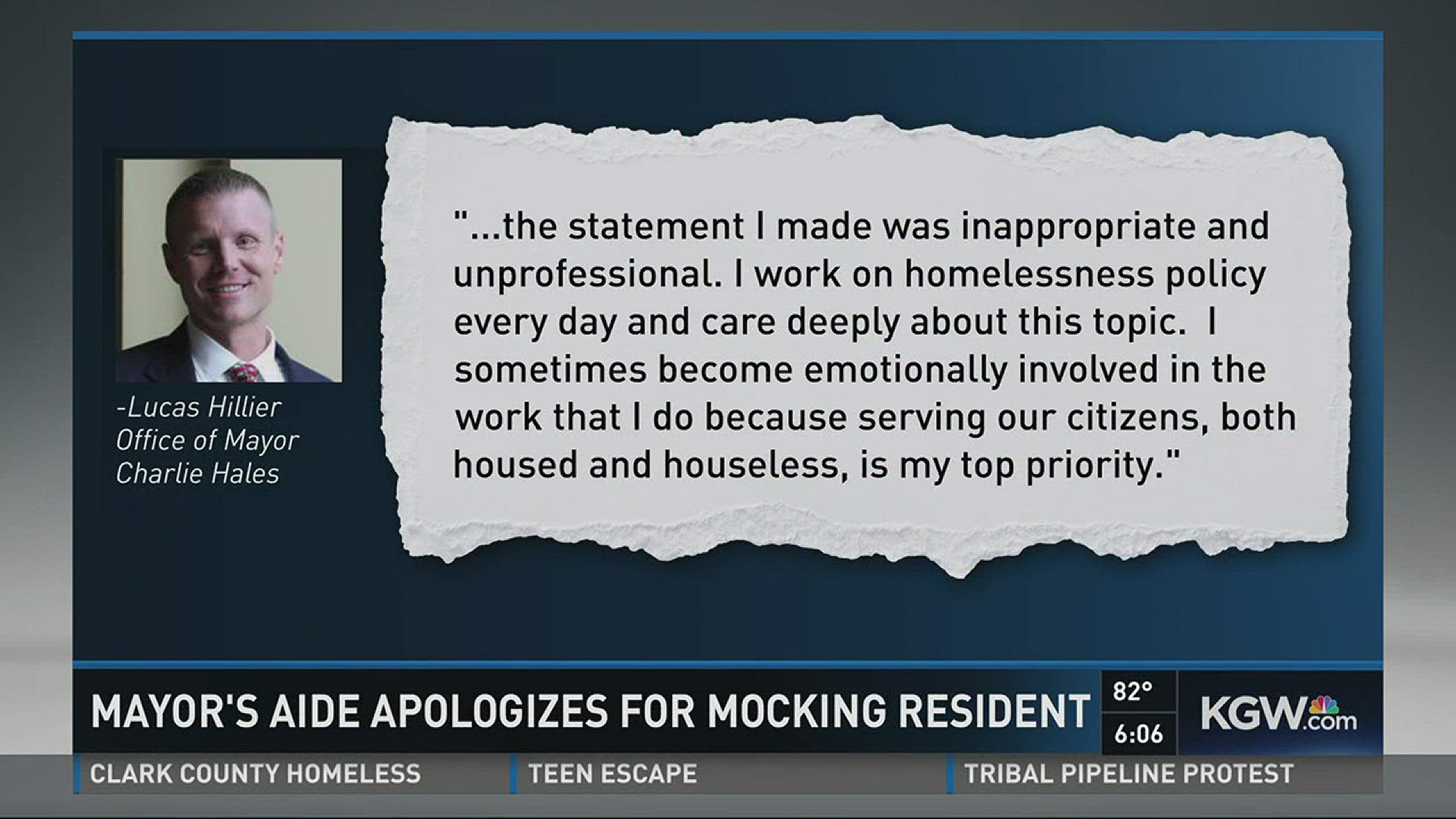 Mayor's aide apologizes for mocking resident