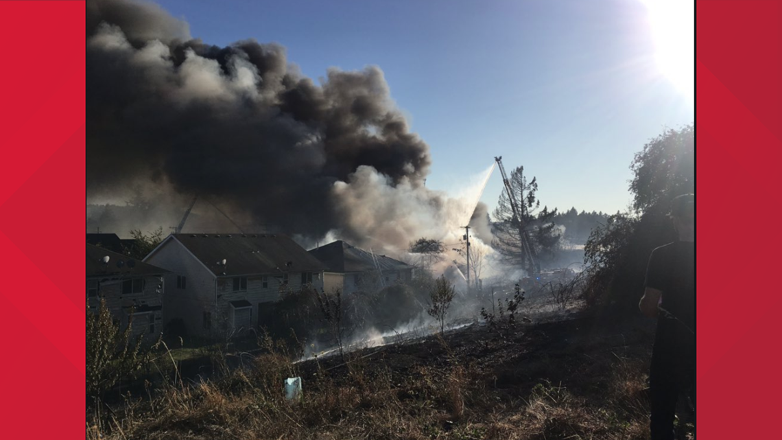 PHOTOS Fire in NE Portland