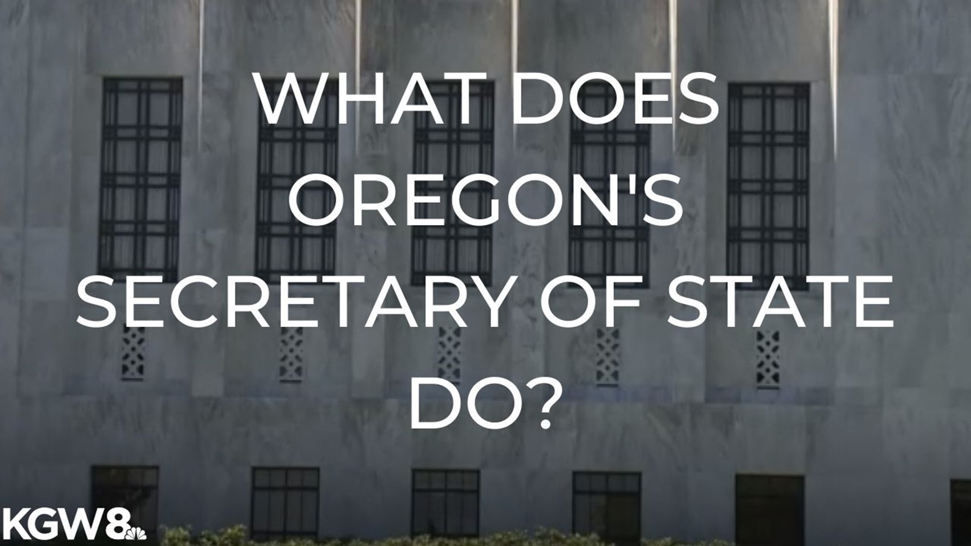 One of the big races up for grabs in May 19 primary election is the open seat for Oregon Secretary of State.