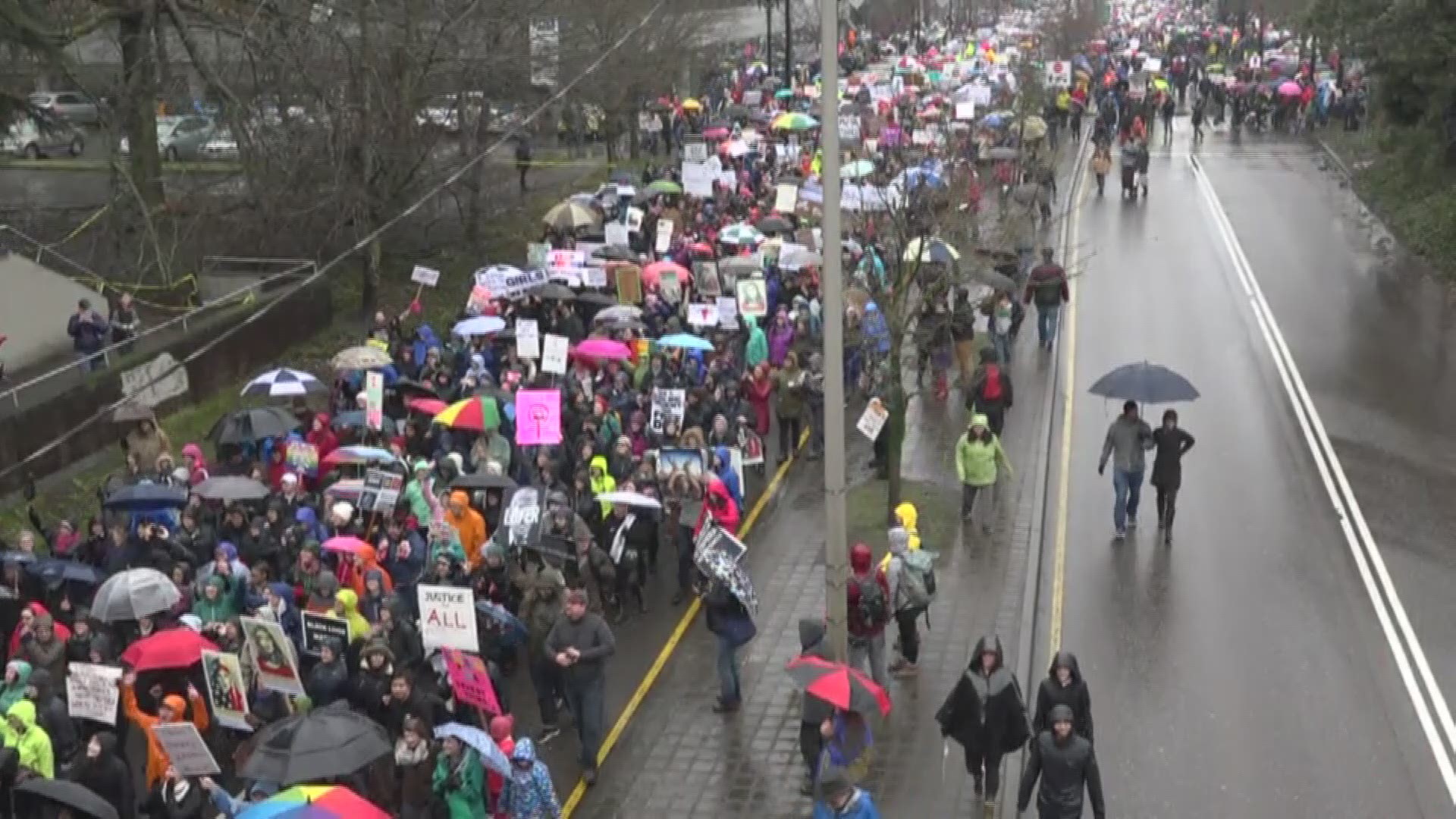 Raw: Women's March on Portland