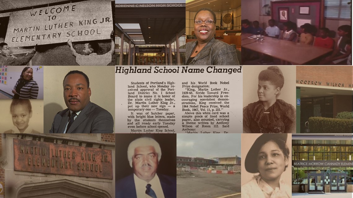 A few schools in Oregon with titles honoring Black leaders kgw