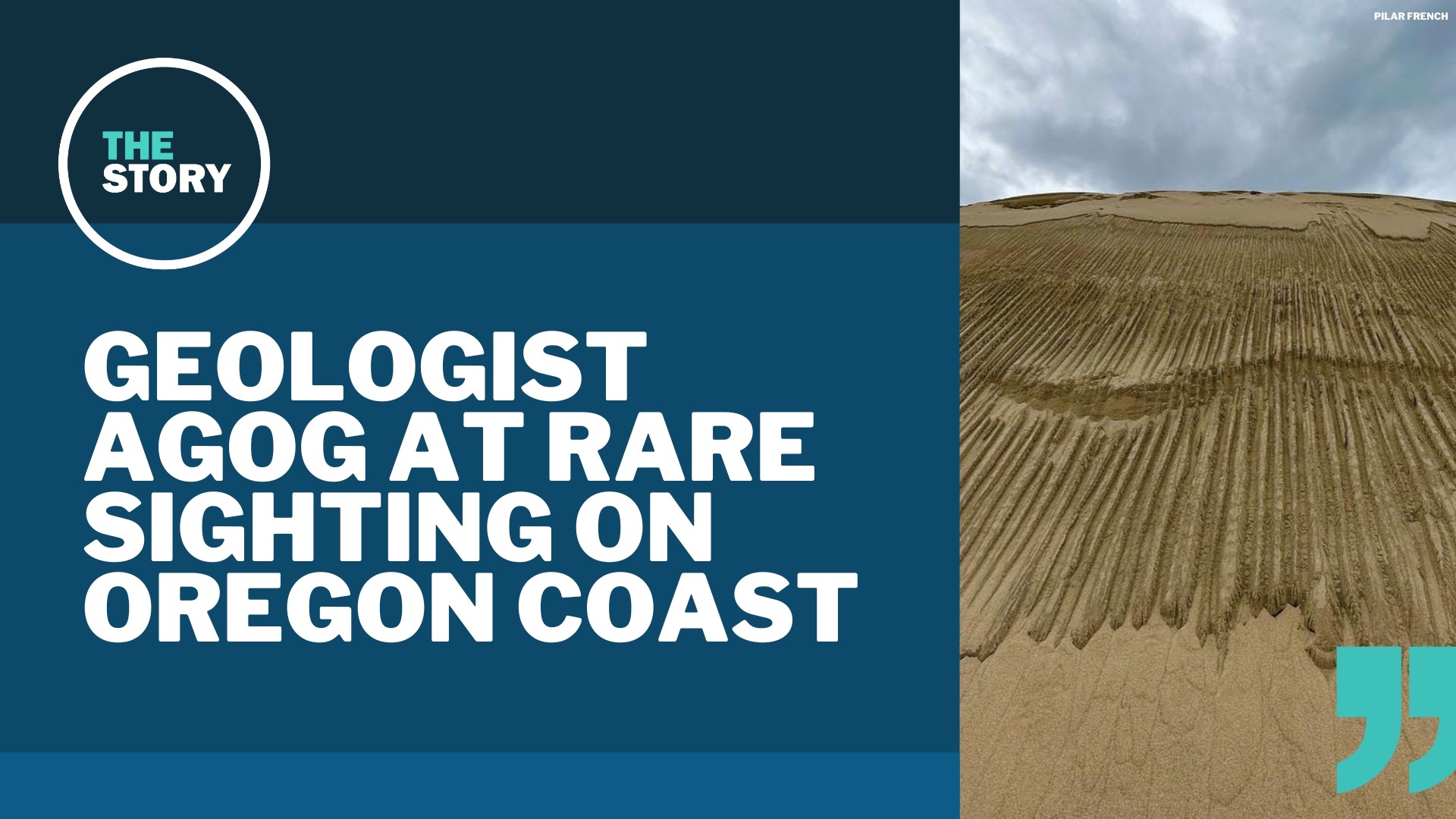 Photographs of a landform on the Oregon coast caught PSU geology professor Scott Burns off guard. They showed something he’d never seen before.