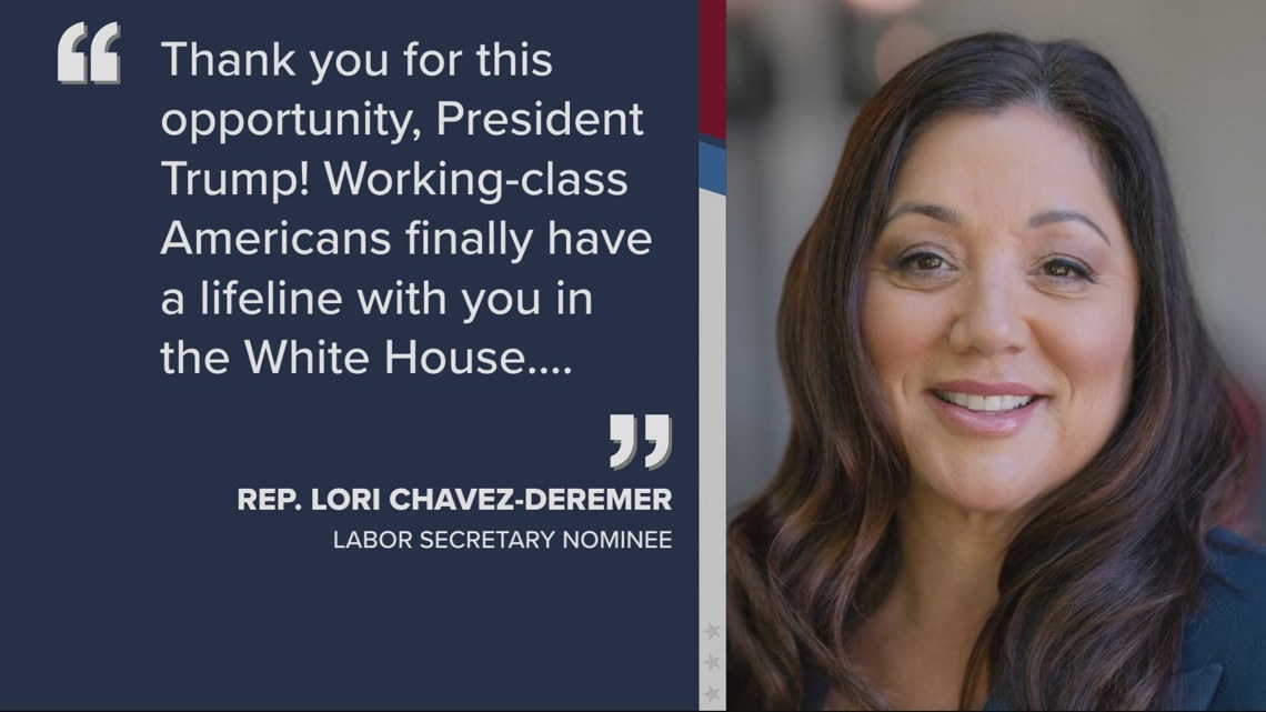 Oregon's Rep. Lori Chavez-DeRemer Tapped By Trump To Be Labor Secretary ...