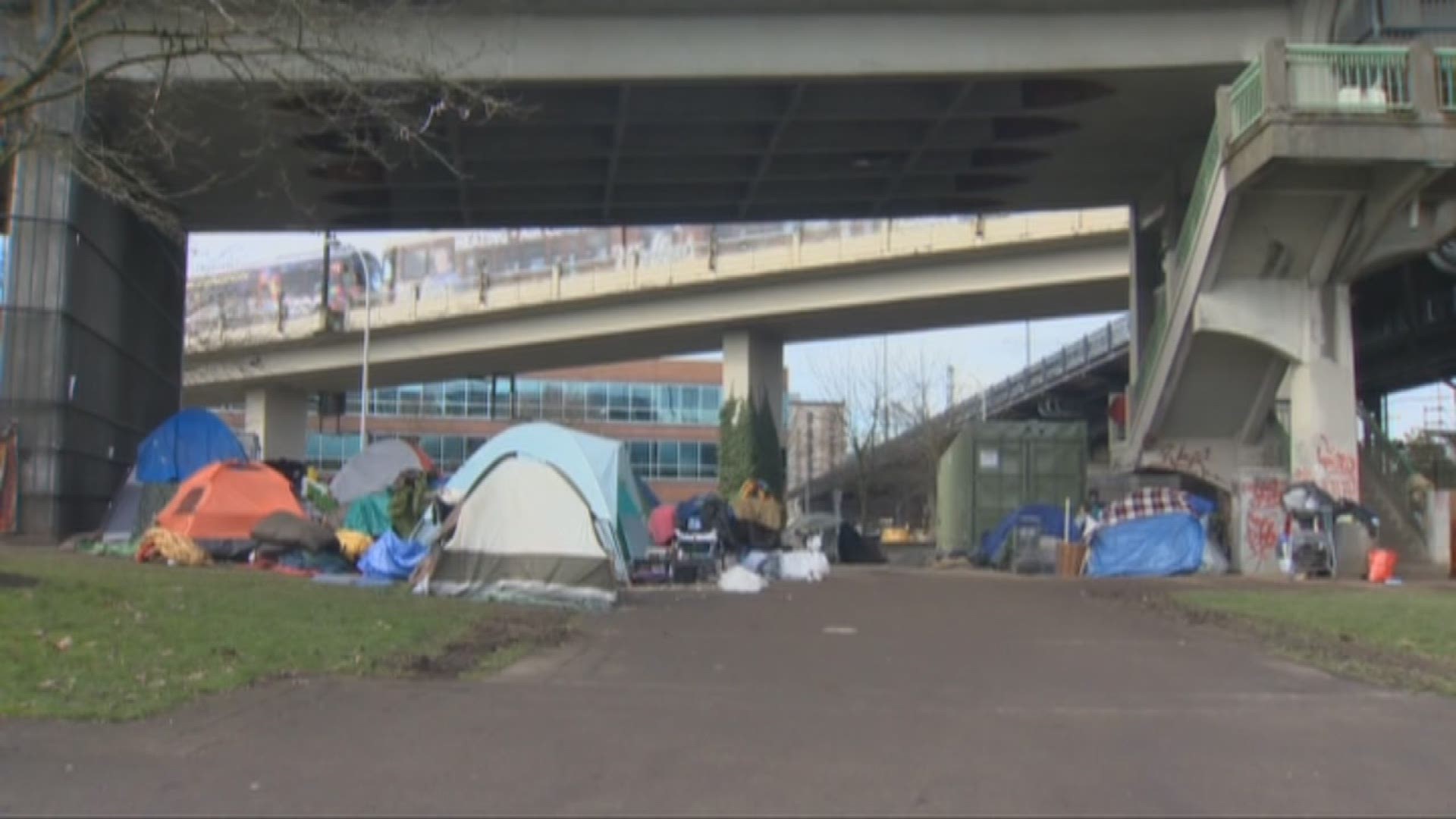 Homeless Under Steel Bridge Told To Leave