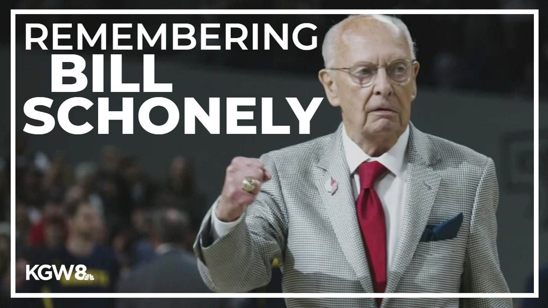 Schonely was the play-by-play announced for the Portland Trail Blazers for nearly 30 years, and coined the signature Rip City name.