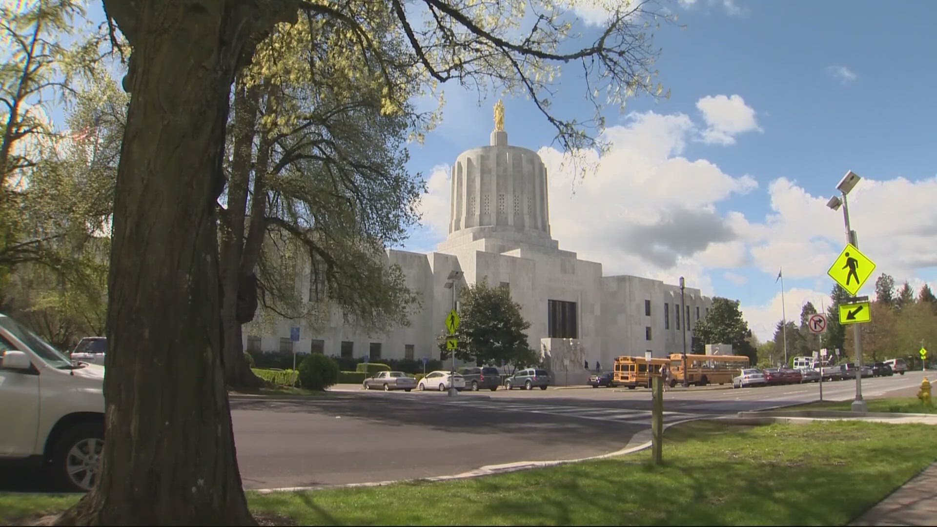 Five Republican state senators in Oregon are suing to be allowed to run for reelection next year even though they accumulated a large number of unexcused absences.