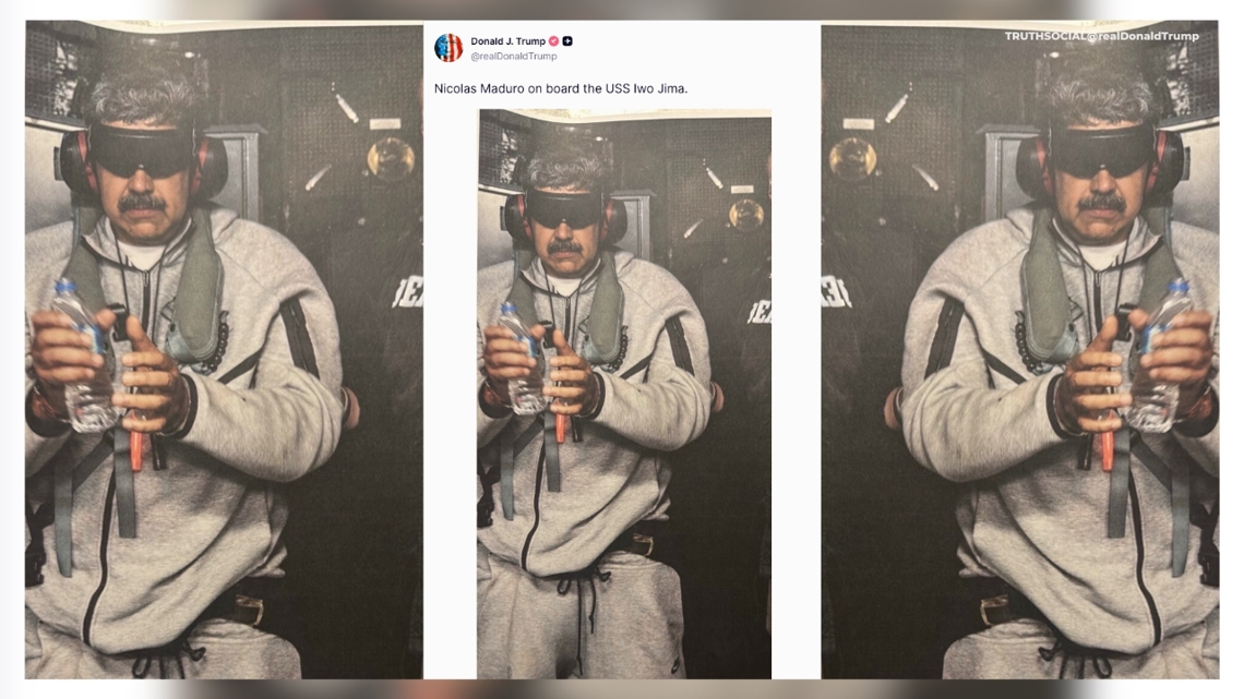 Venezuelan president's Nike Tech Fleece becomes internet sensation after custody photo