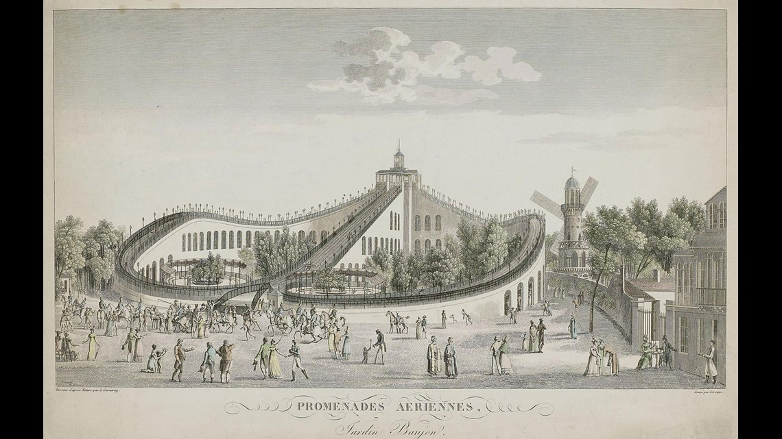 First roller coaster in America opens, June 16, 1884