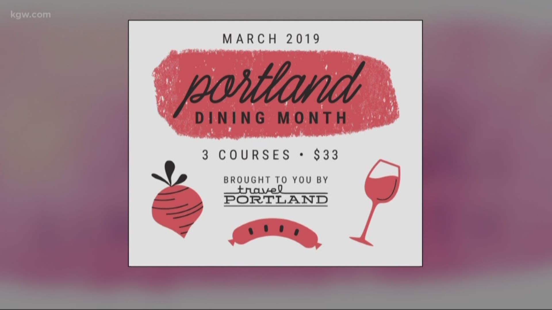 More than 100 restaurants in Portland area are offering three courses for $33. Chef BJ Smith's new restaurant Delores is one of the participating restaurants.
delorespdx.com
travelportland.com/dining-month
#TonightwithCassidy