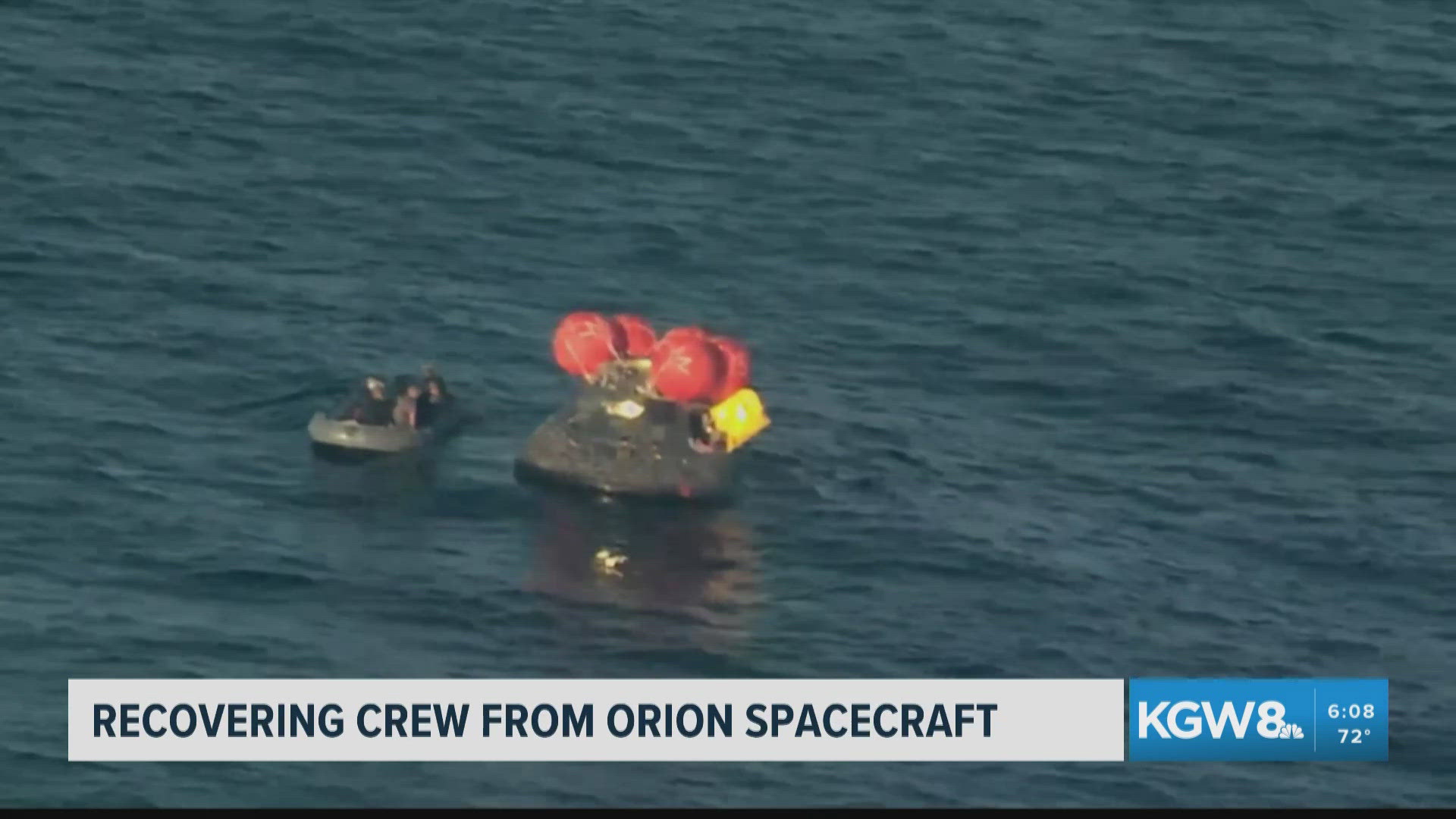 Artemis II crew splashes down in San Diego after historic mission | kgw.com