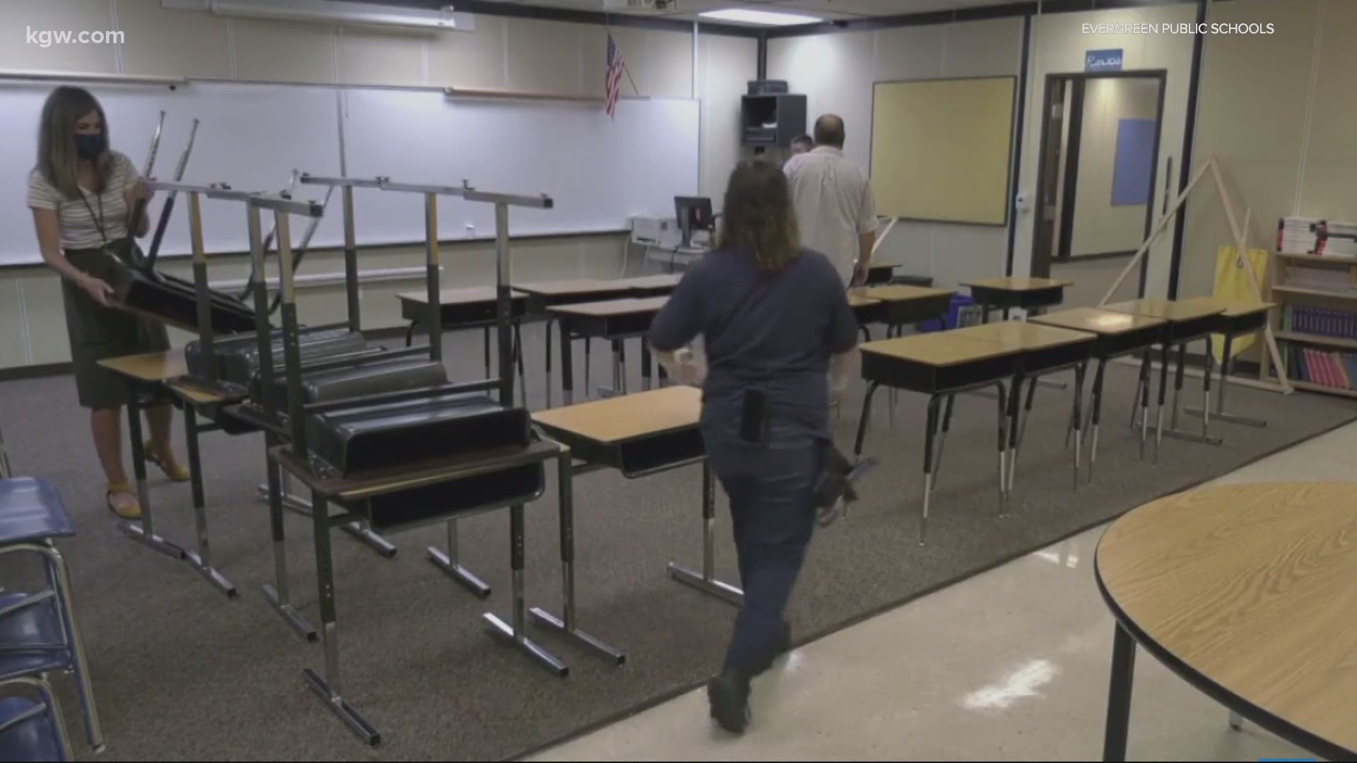 A surge in COVID-19 cases has slowed the reopening of schools in Clark County, Washington. Tim Gordon has the latest.