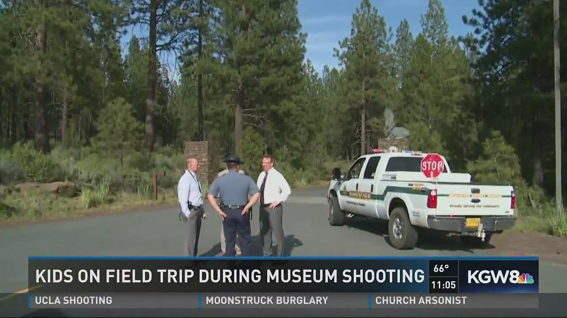 Kids on field trip during museum shooting