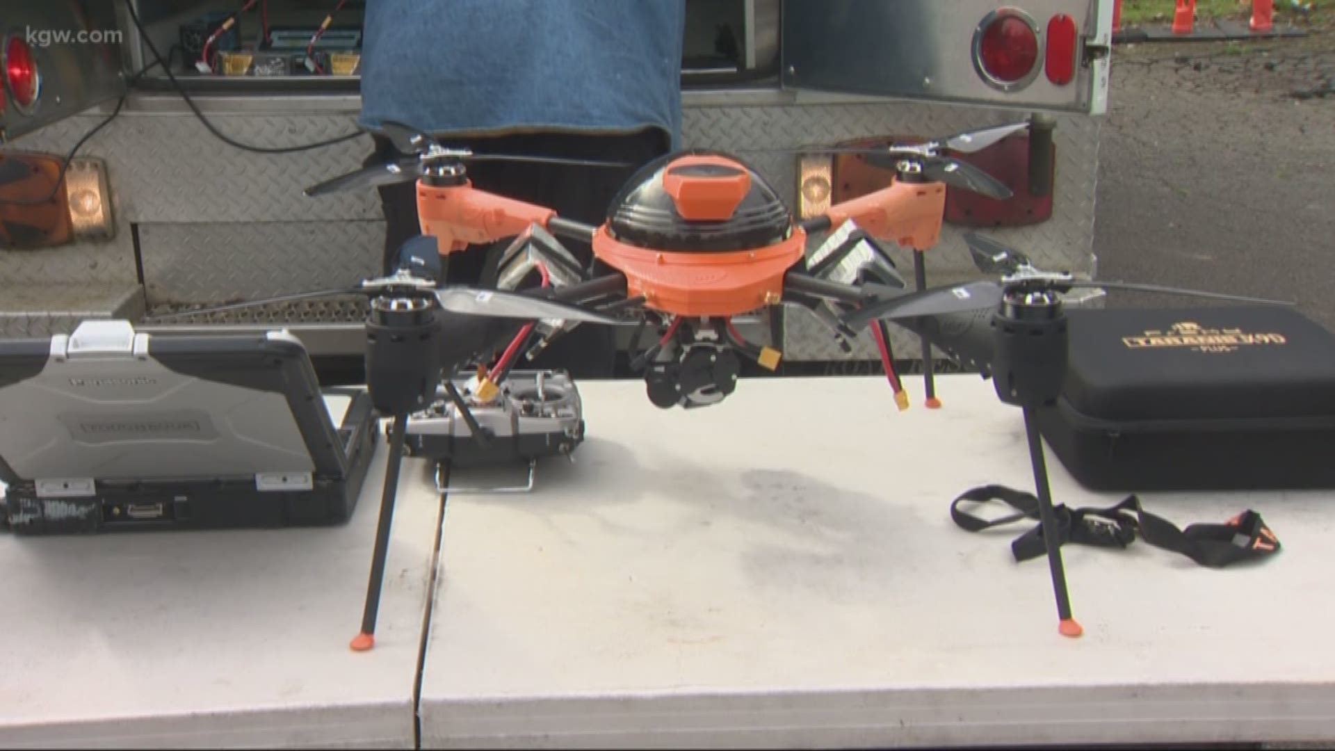 Mountain Wave Search & Rescue test a new drone.