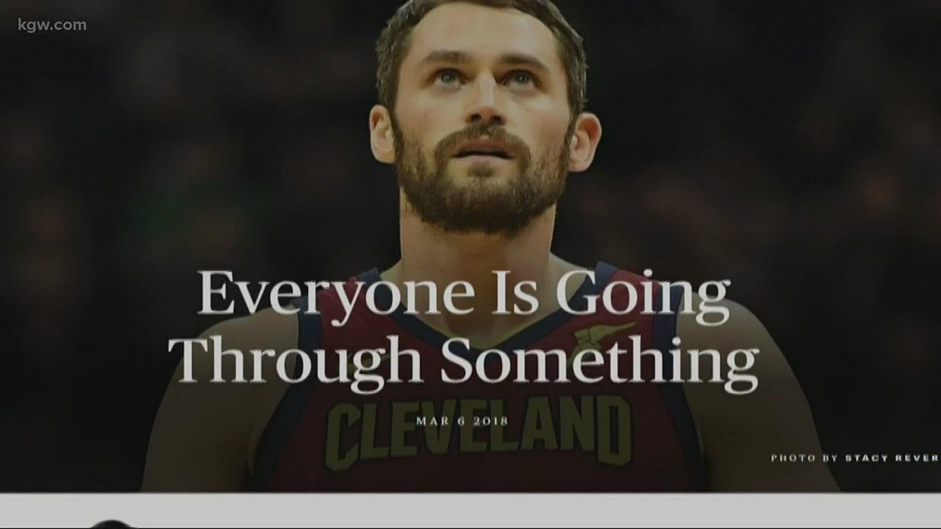 Lake Oswego high school and NBA star Kevin Love opens up about mental health