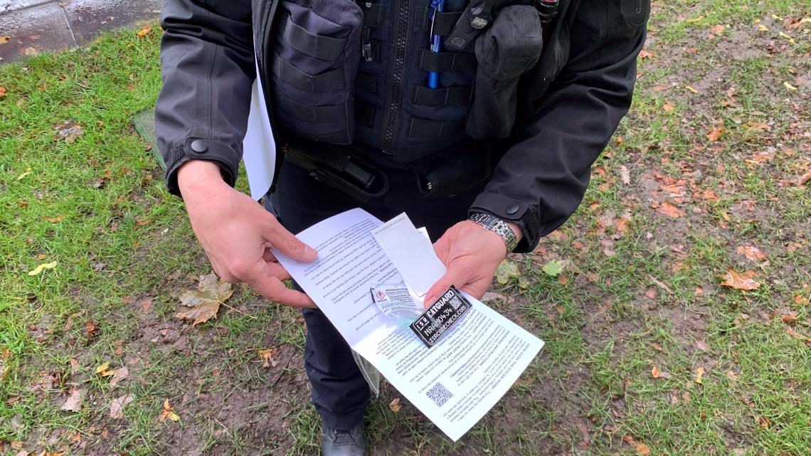 Portland police distributes catalytic converter etching kits