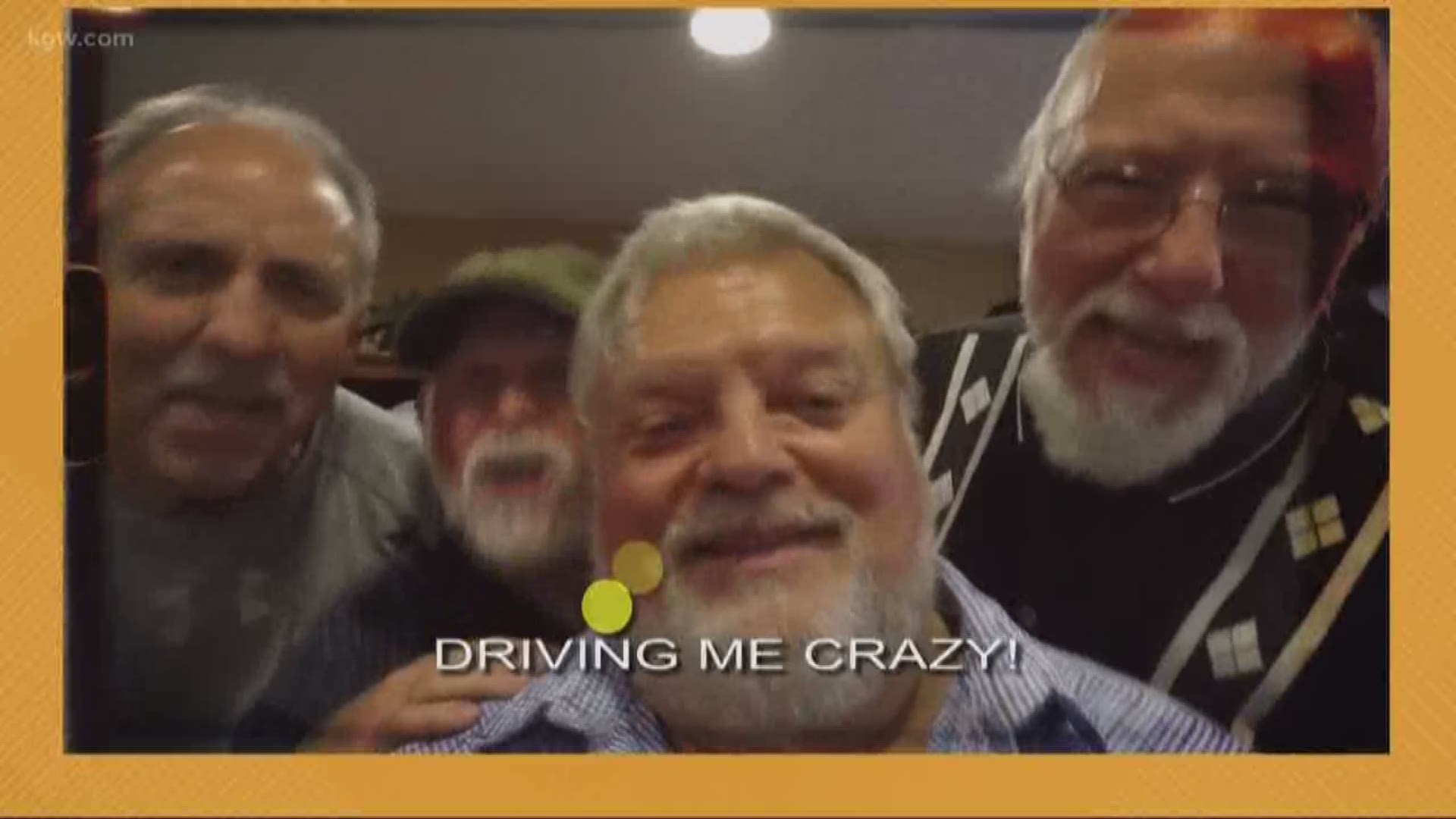 We’re in for a special edition of Driving Me Crazy. Bill Erickson, of Lake Oswego, and his band, “Ten O’Clock Hill,” wrote a song to celebrate the KGW traffic segment. Have a listen!