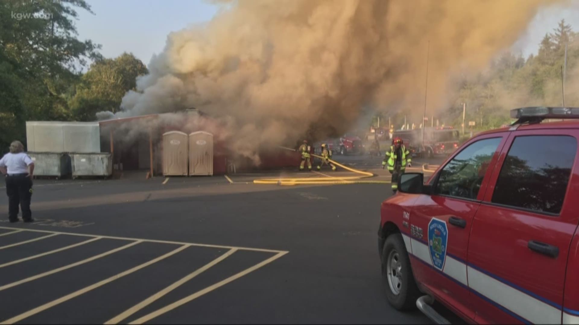 The community is devastated by the fire and is looking for ways to help get it back up and running as soon as possible, a Lincoln County Fire spokesperson said.