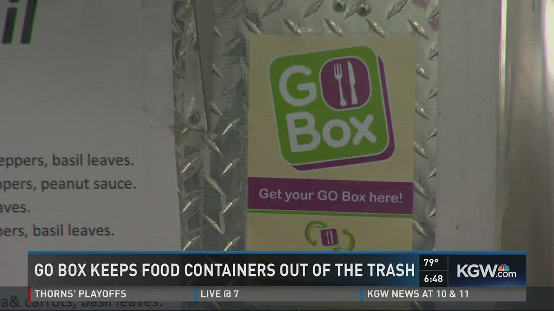 Go Box keeps food containers out of the trash