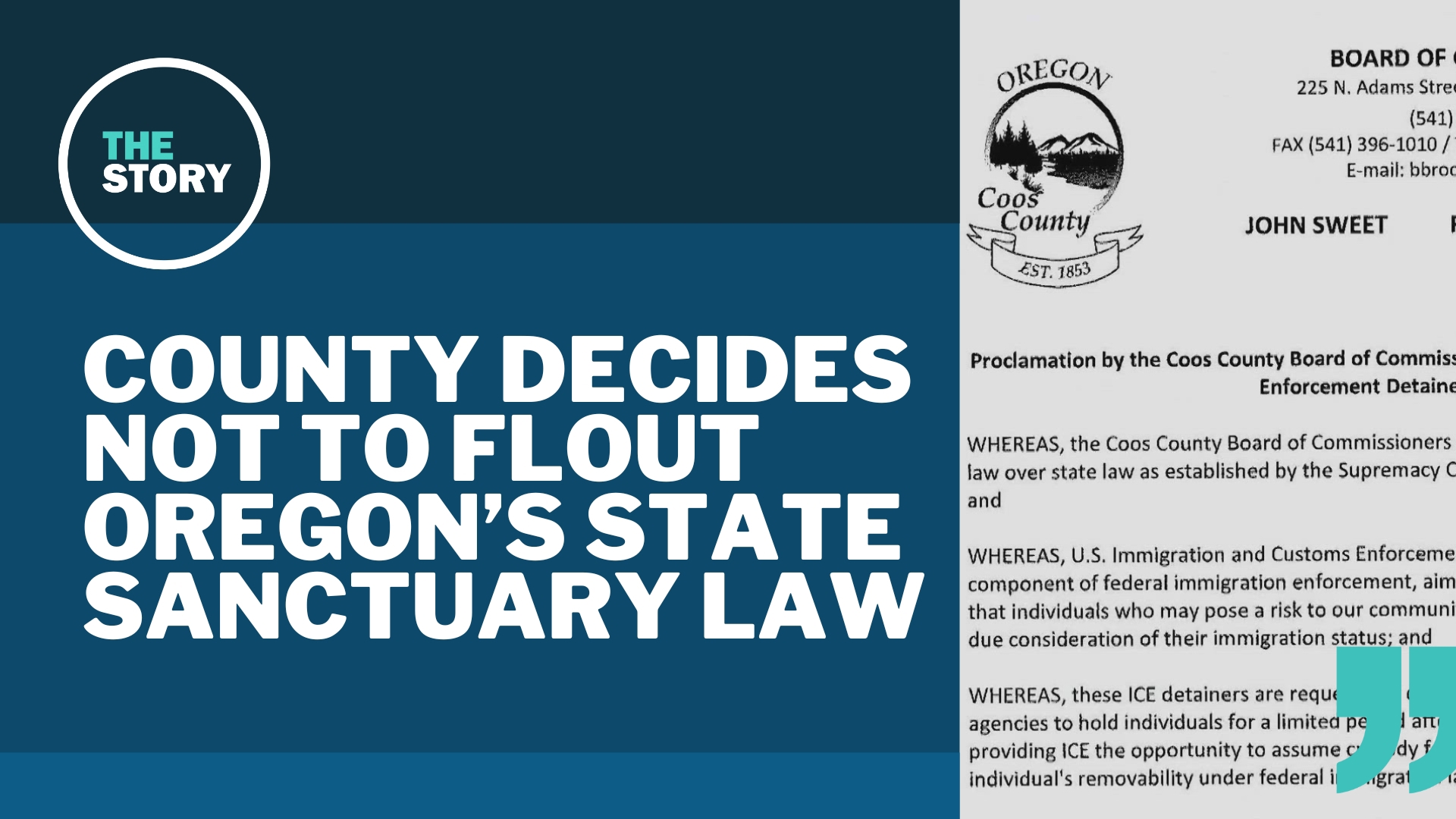 County commissioners vote no on proposal to support federal officials