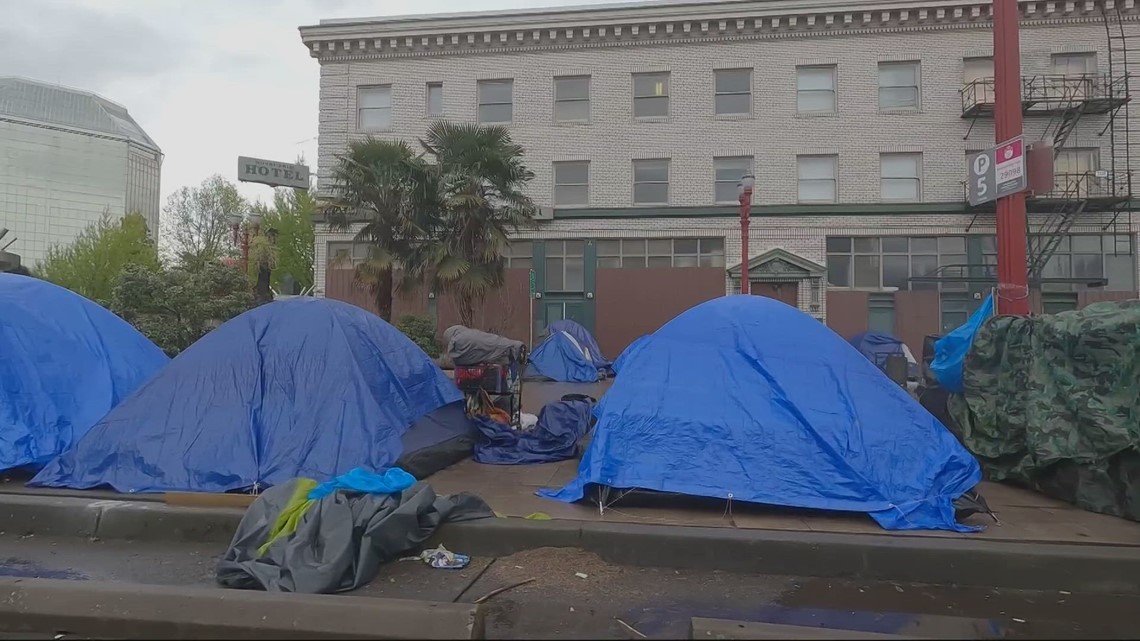 Portland agrees to quotas for sidewalk homeless camp removal in ADA lawsuit settlement