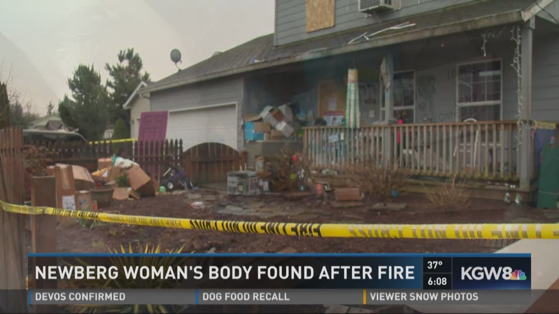 Woman died of natural causes before Newberg house fire