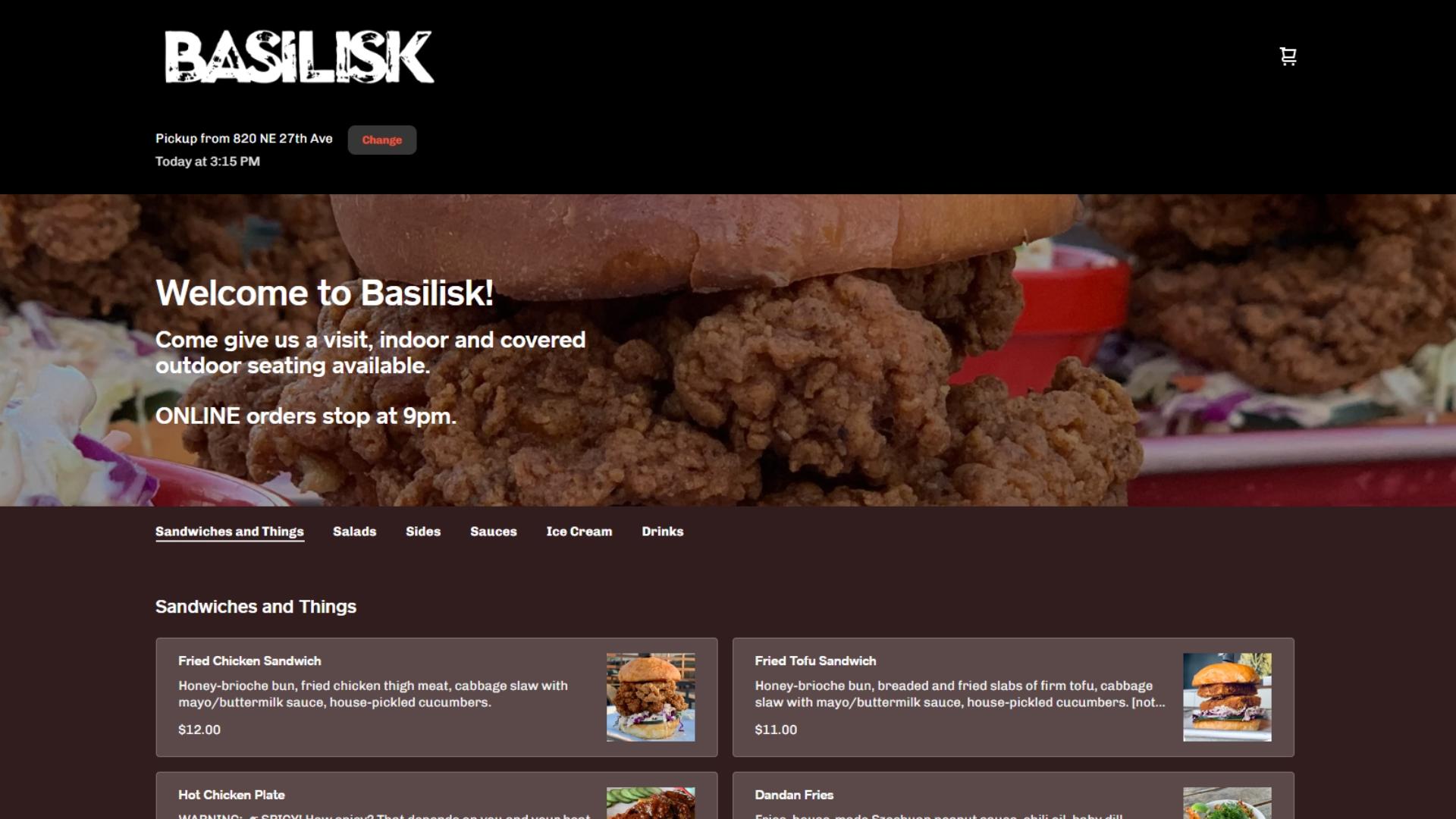 Basilisk named best fried chicken restaurant in Oregon
