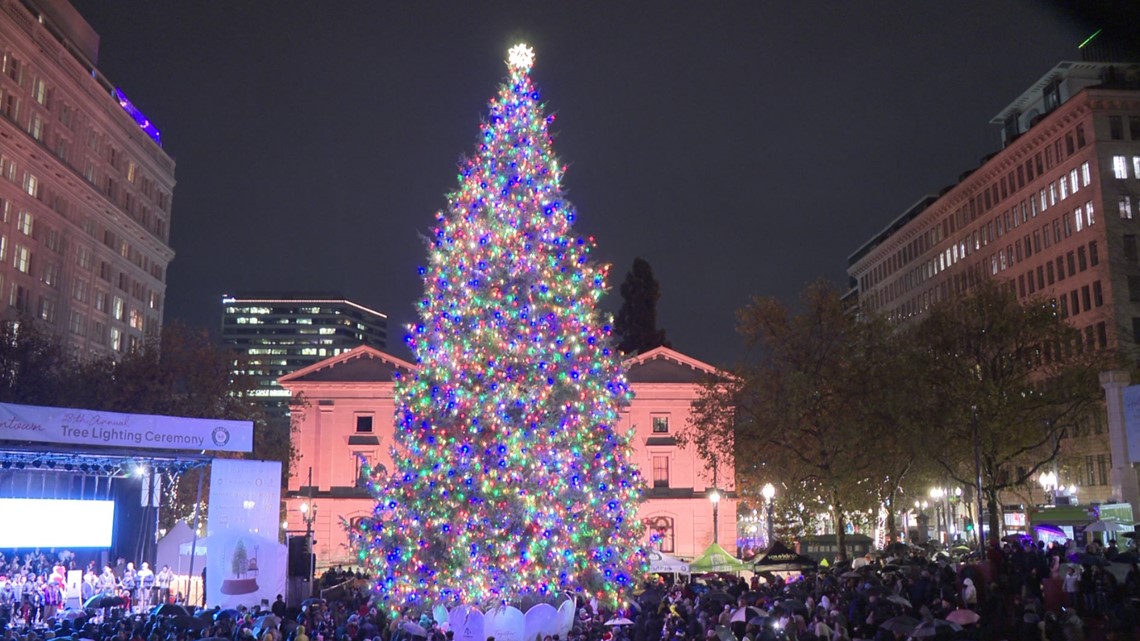 Portland Christmas Tree Lighting Pioneer Event details | kgw.com
