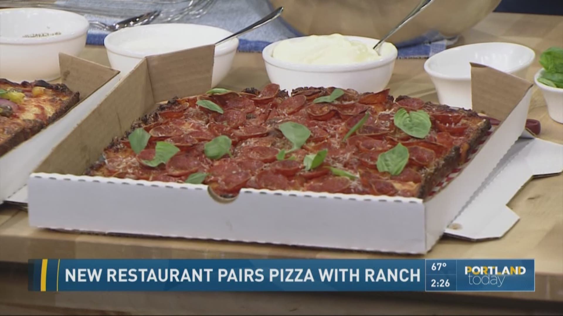 Restaurant pairs pizza with ranch