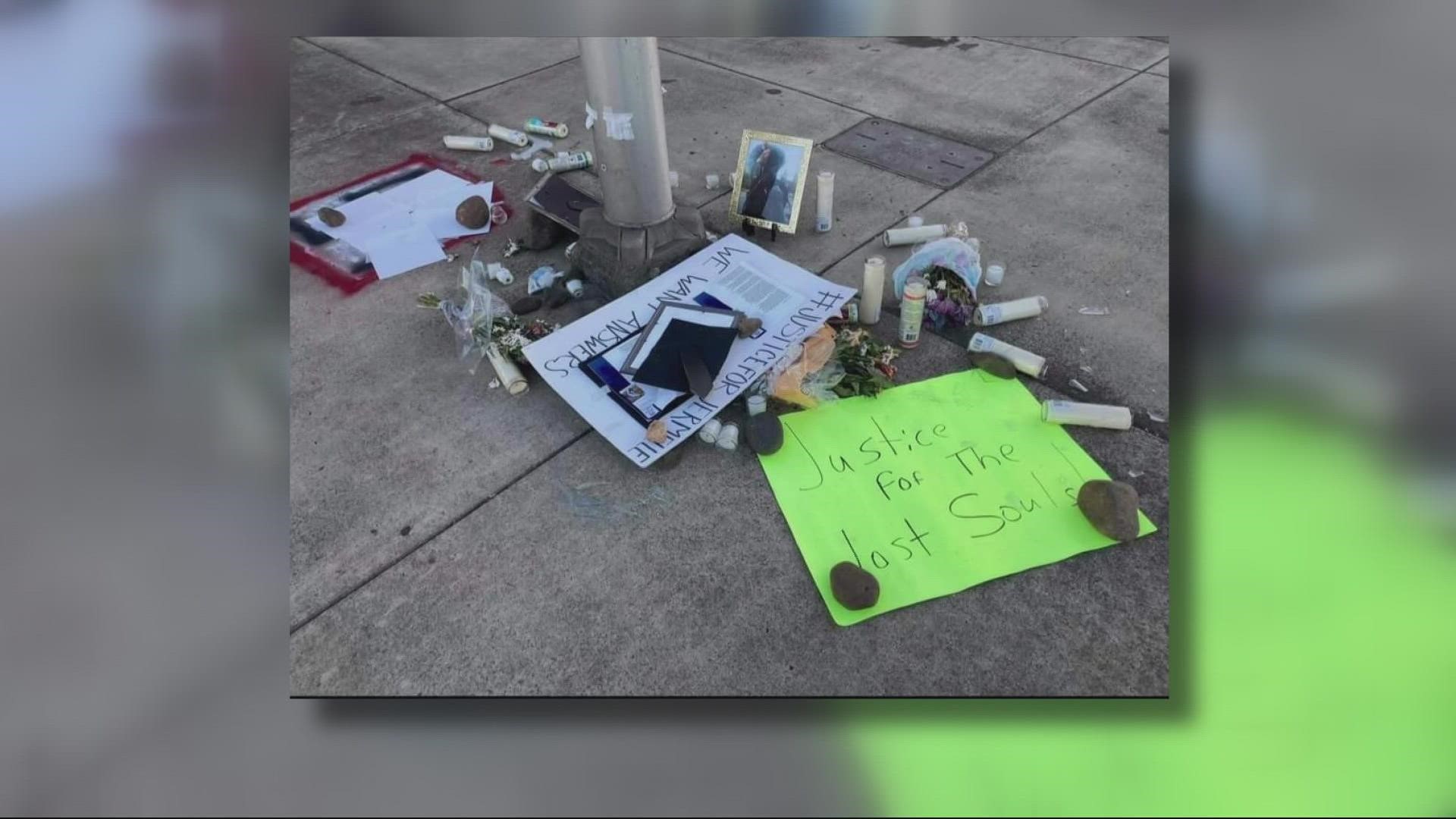 A Clackamas County employee was arrested for spray painting a swastika on a memorial for Jermelle Madison in Oregon City. KGW spoke to one of Madison's friends.