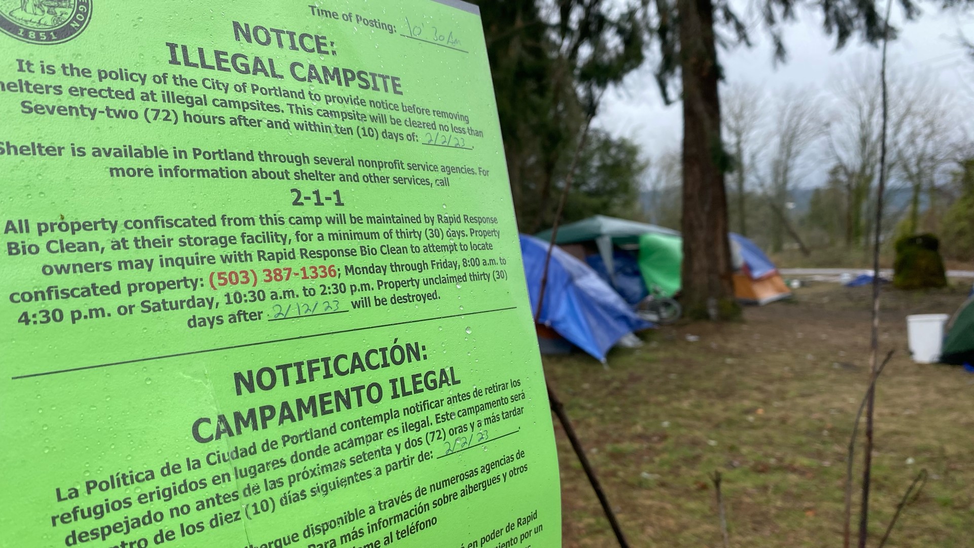 Oregon town asks Supreme Court to review ruling on homeless camps | kgw.com