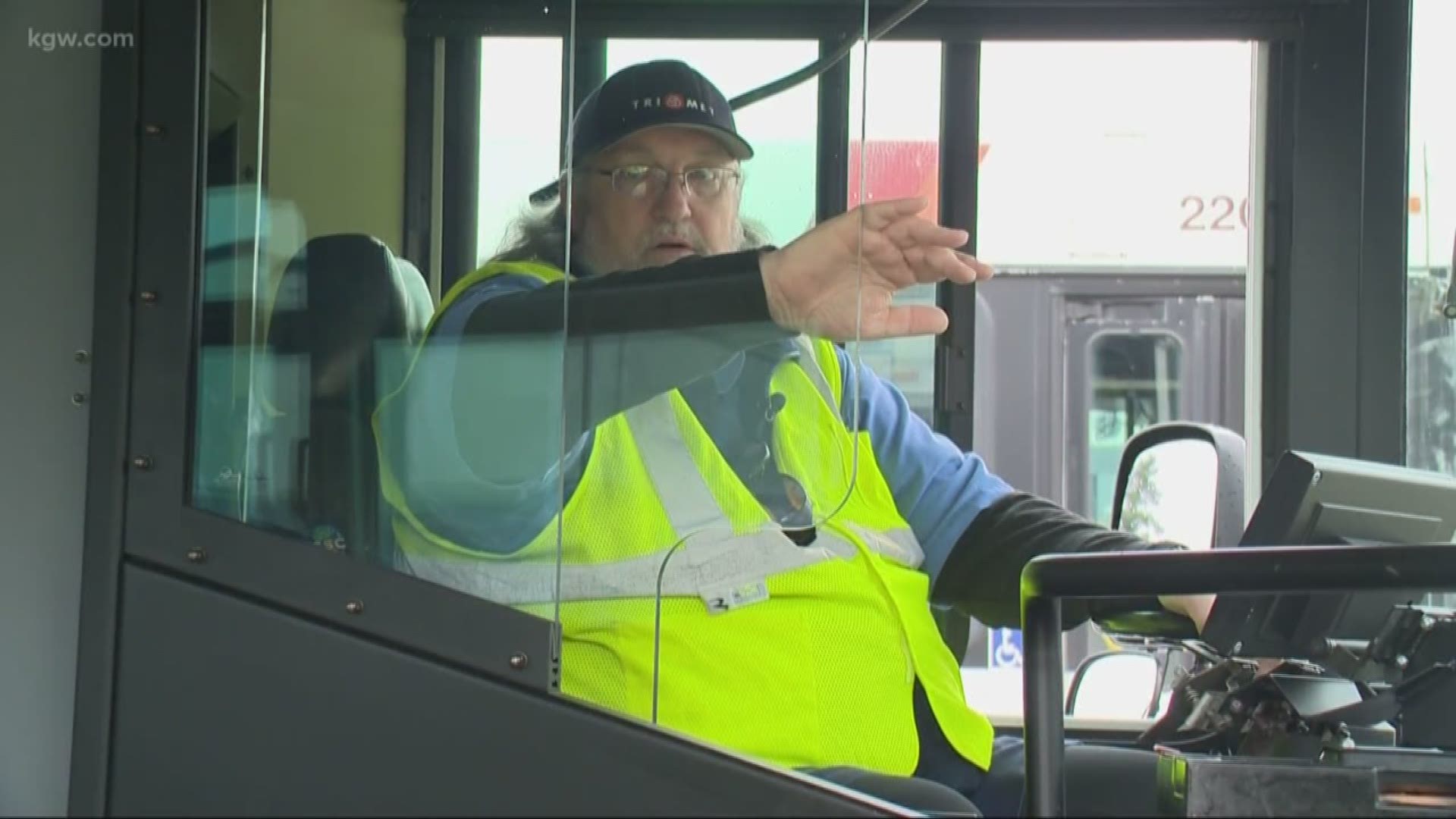 TriMet is installing bus driver protection screens.