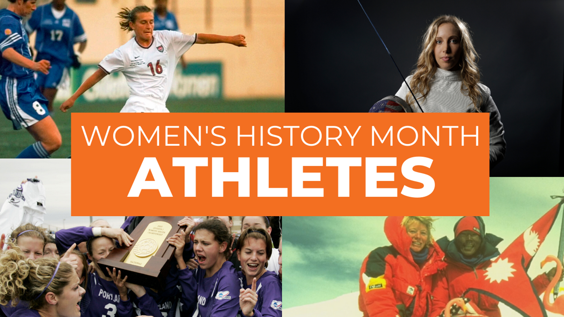March is Women's History Month so we're recognizing a few local women who've transformed the world of sports.