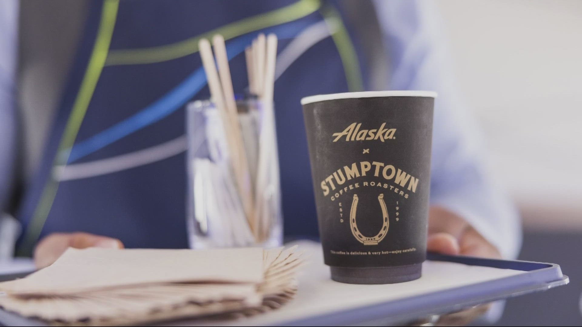 By December 1st, 2023, all Alaska flights will serve Stumptown Coffee. In a switch from Starbucks, Alaska says this new coffee tastes better in high altitudes.