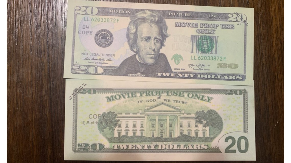 Movie money' counterfeit bill passed in Maryville