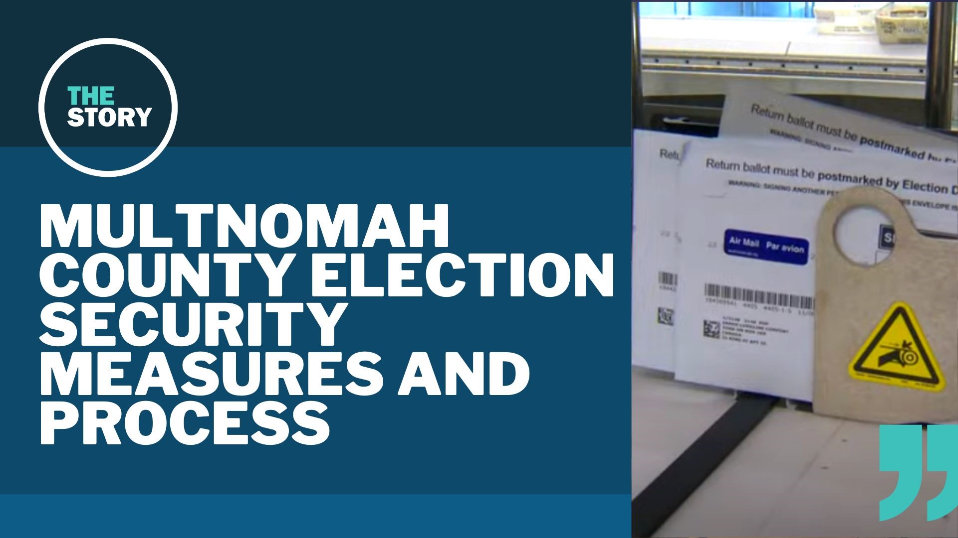 We head to the Multnomah County election HQ where elections Director Tim Scott shows us around and talks about what happens to your ballot once it arrives.