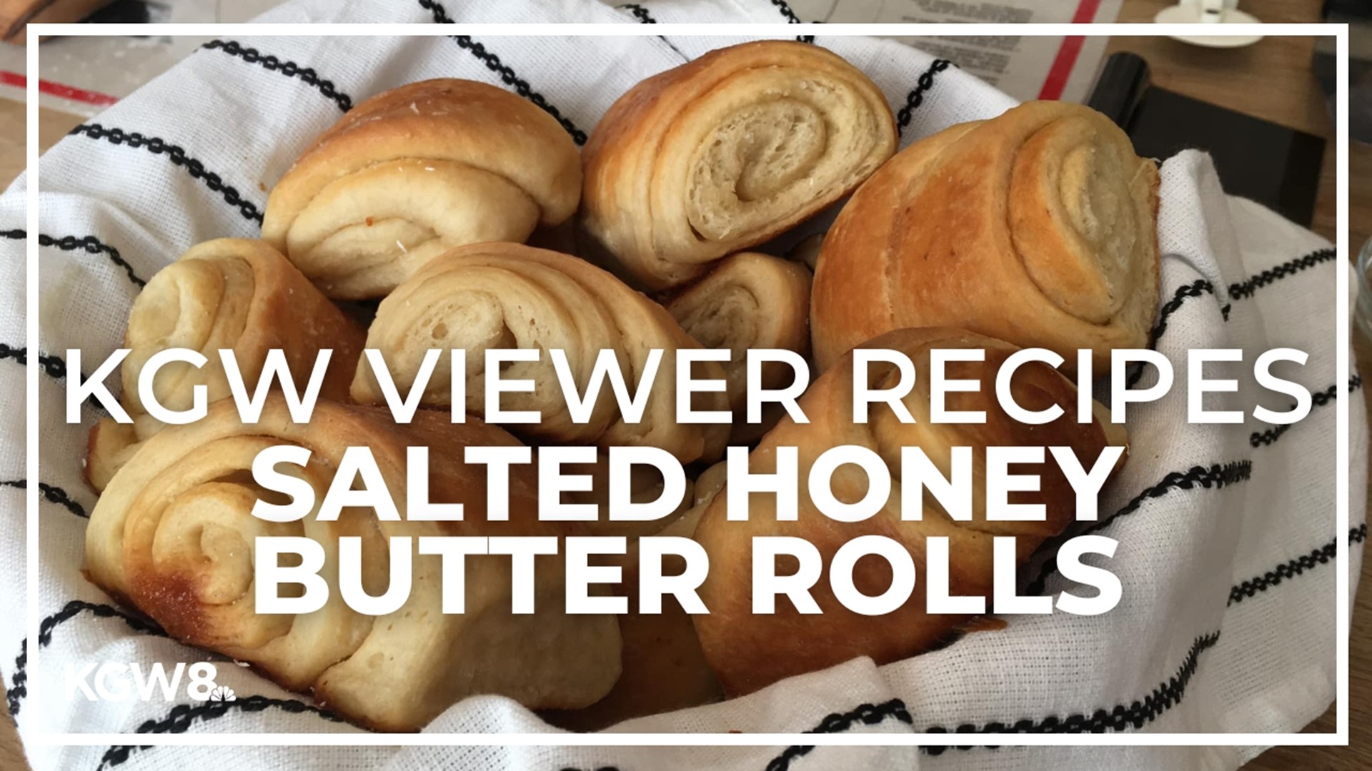 A KGW viewer shared with KGW's Drew Carney her salted honey butter rolls recipe for Thanksgiving. This is Part 3 of a five-part KGW viewer recipe series.