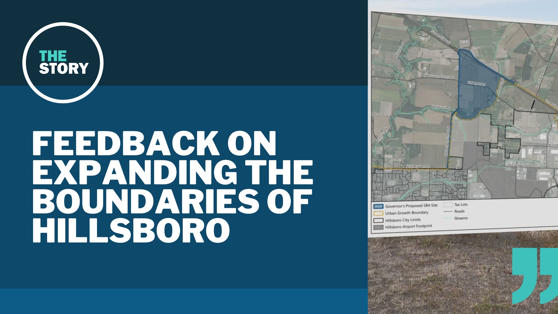 The state is taking public comment on Gov. Kotek's proposal to expand Hillsboro's urban growth boundary and build a high-tech research facility.