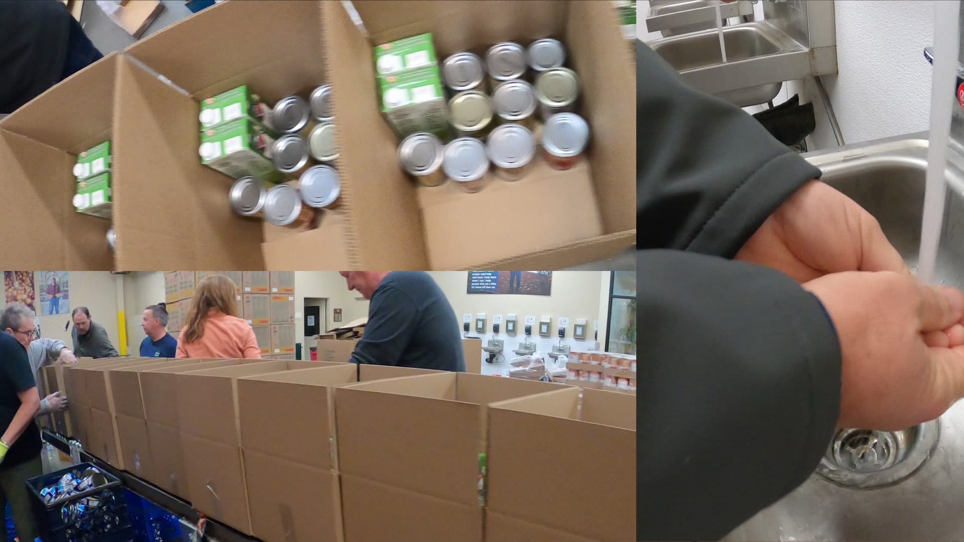 KGW meteorologist Rod Hill visited the Oregon Food Bank for a day of volunteering at the warehouse. The KGW Great Food drive runs through April 1st.