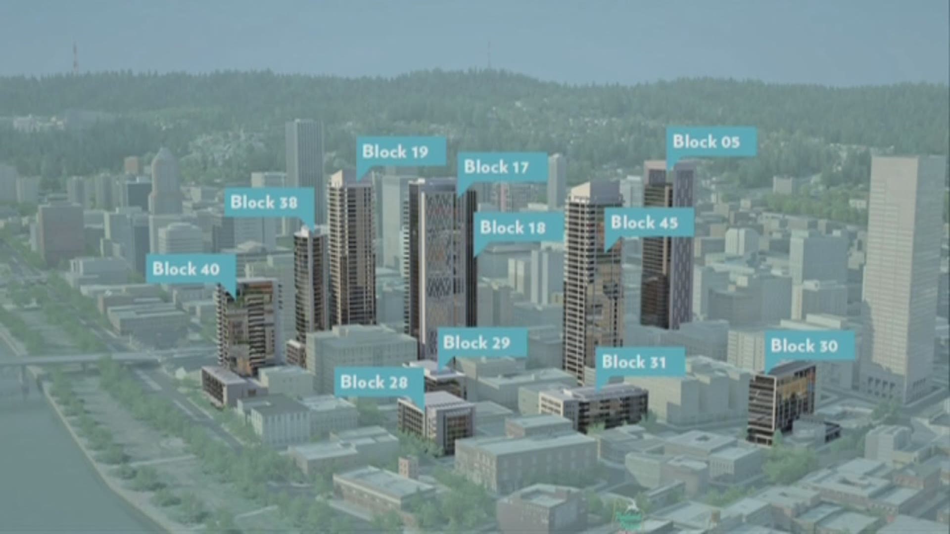 Plans for 11 new downtown Portland buildings