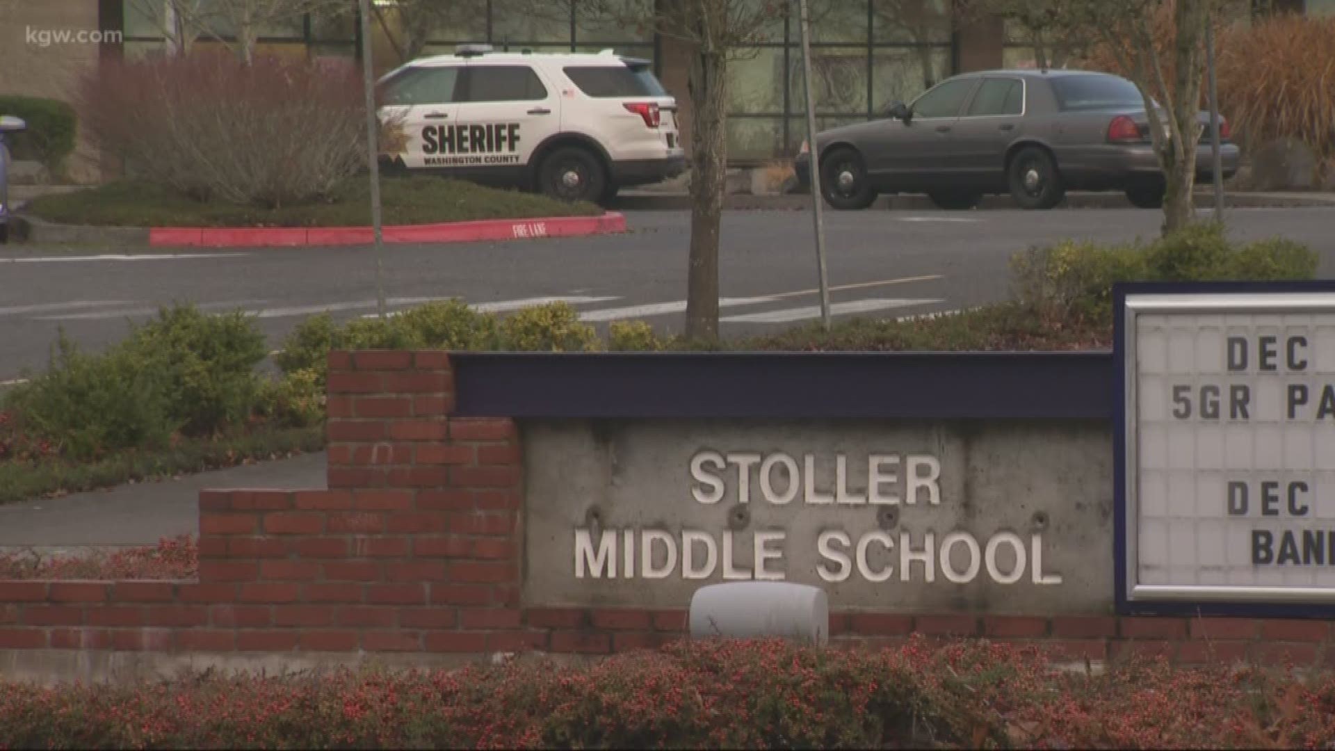 Parents upset over how authorities handled the lockdown at Stoller Middle School.