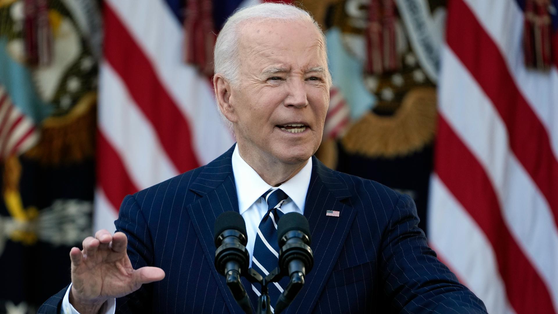 President Joe Biden delivered a public speech from the Rose Garden Thursday morning in his first on-camera appearance since Donald Trump's election victory.