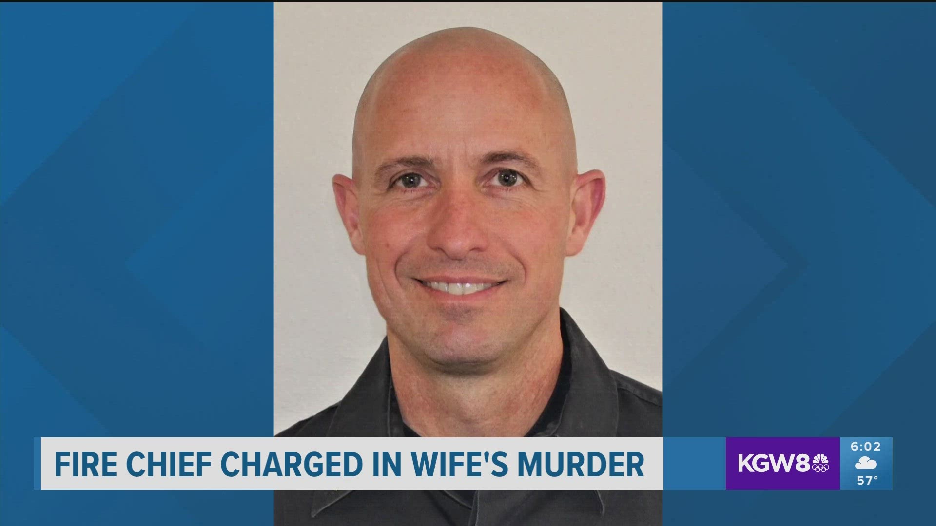 Kevin West of the Camas-Washougal Fire Department is accused of killing his wife, Marcy West, on Jan. 8.