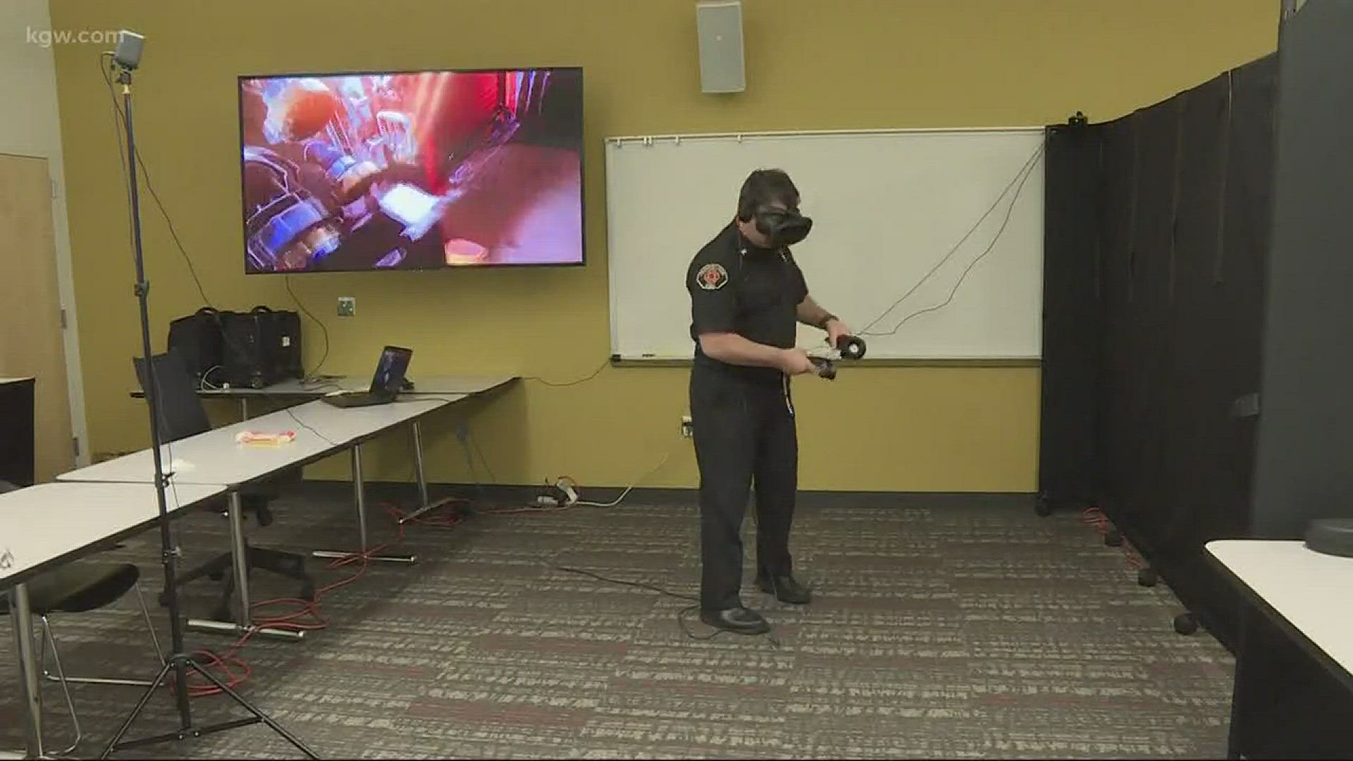 Using virtual reality to train for disasters