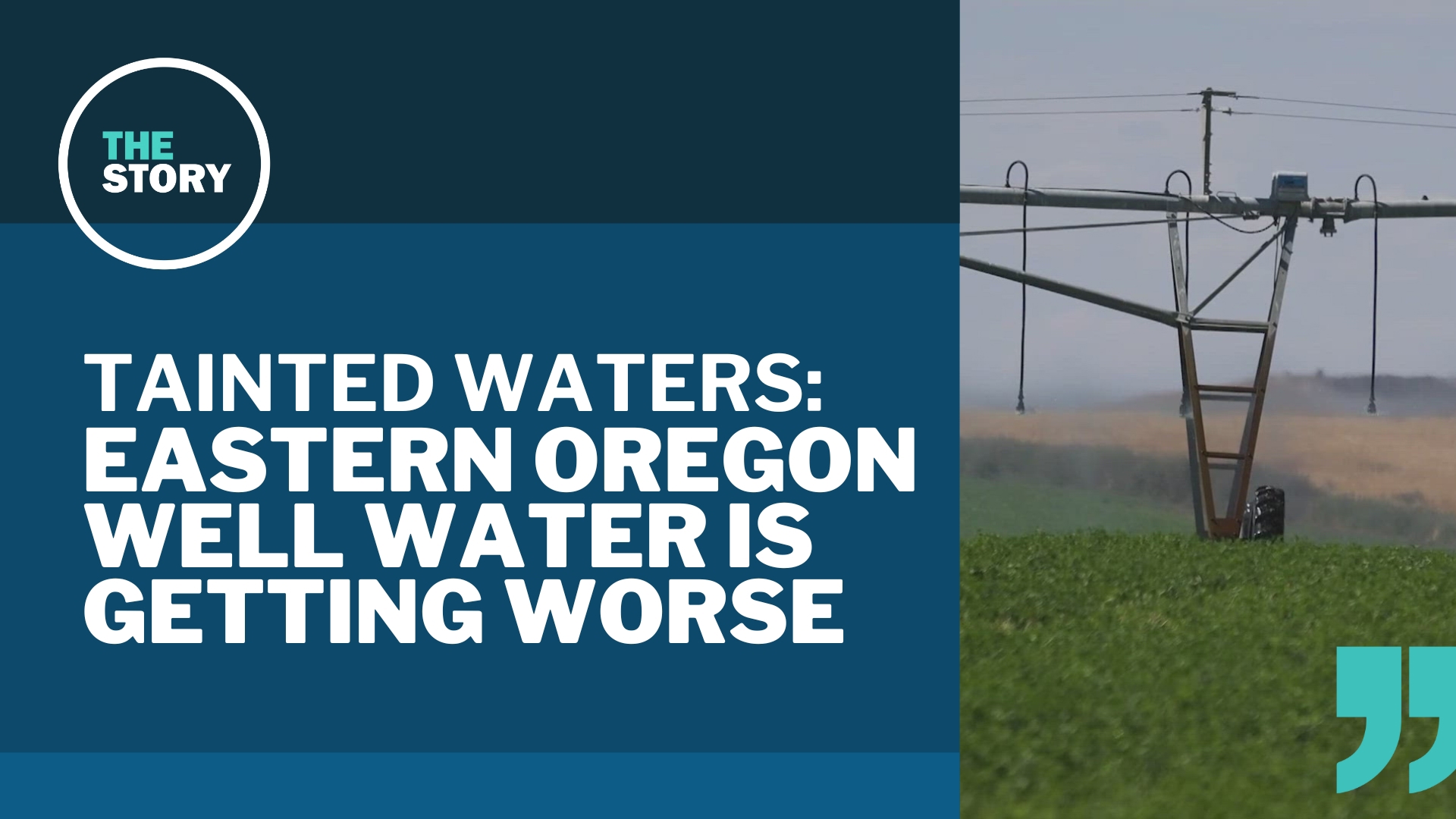 For decades, the state of Oregon has known about nitrate contamination of domestic wells in the region. It has only gotten worse over time.
