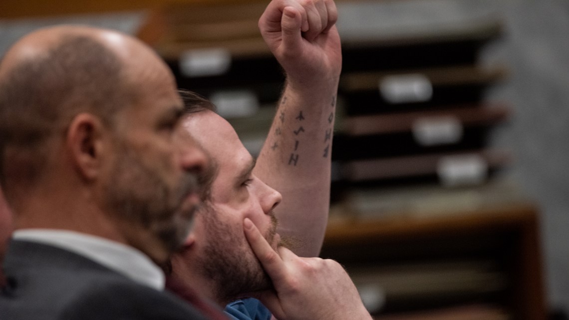 Jeremy Christian's third day of TriMet MAX stabbing trial