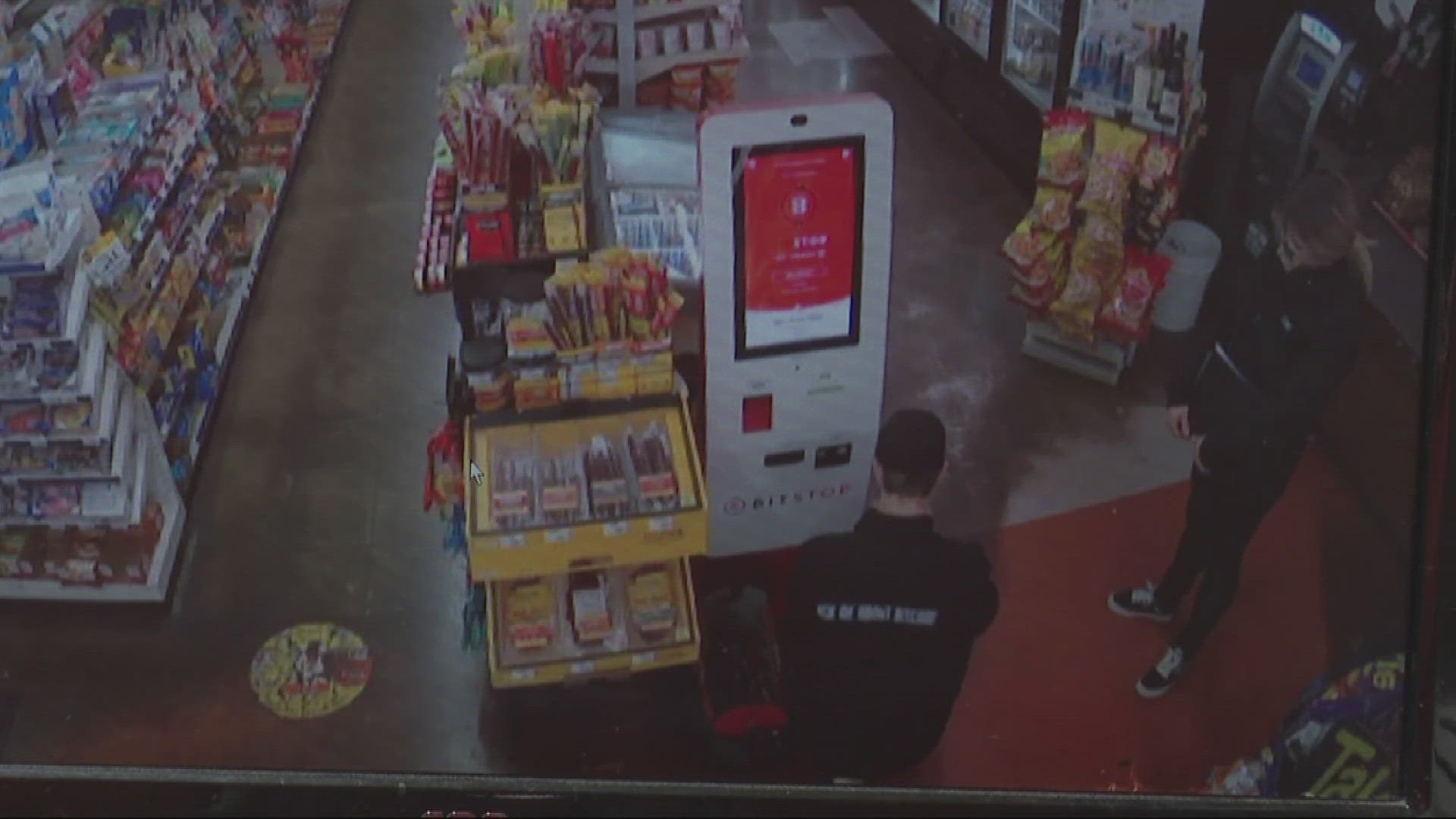 In one incident, the suspects unbolted the bitcoin machine, put it in a hand truck and handed a business owner an invoice, getting away with $400. 